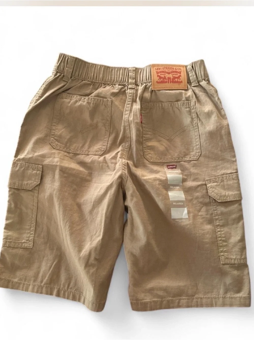 Kids Cargo Shorts in Tan - Classic Casual Style